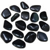 Lot de pierres naturelles obsidienne œil céleste roulées du Mexique, galets polis aux reflets noirs et irisés, sélection de pierres de 2 à 3 cm pour collection, méditation, protection et lithothérapie.