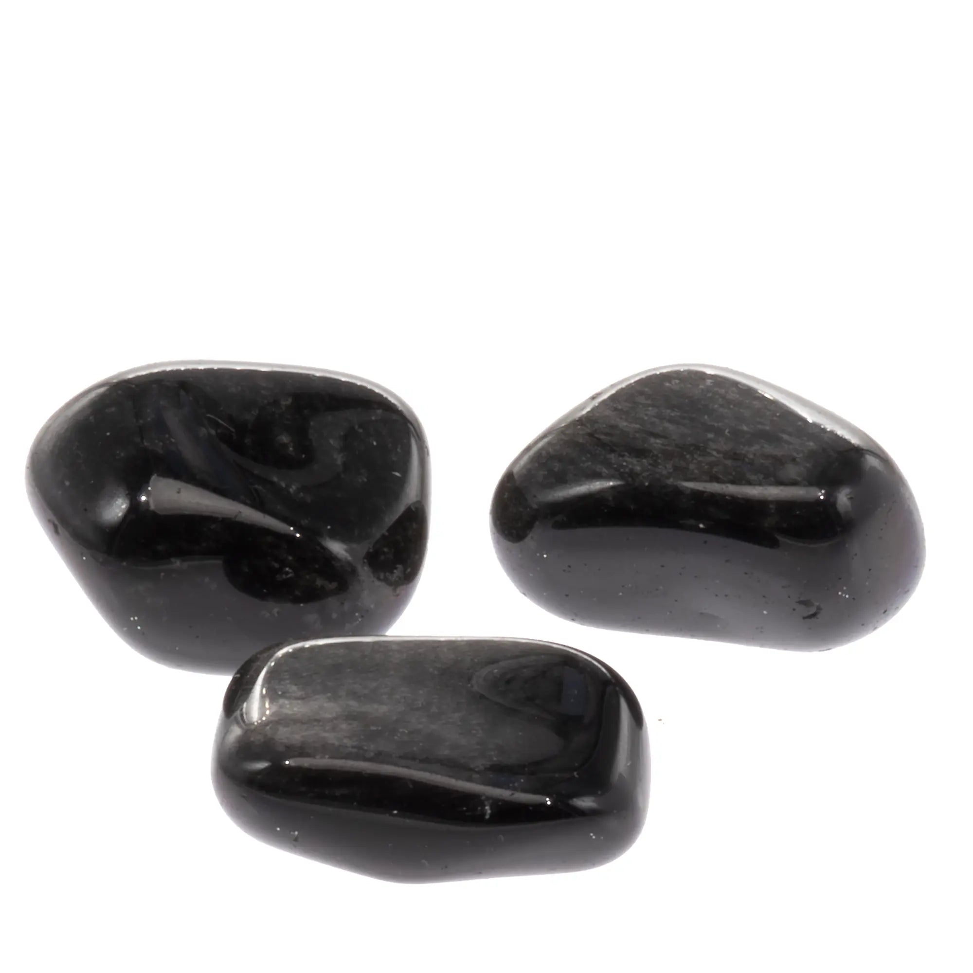 Pierre roulée Obsidienne argentée - Mexique - 2 à 3 cm