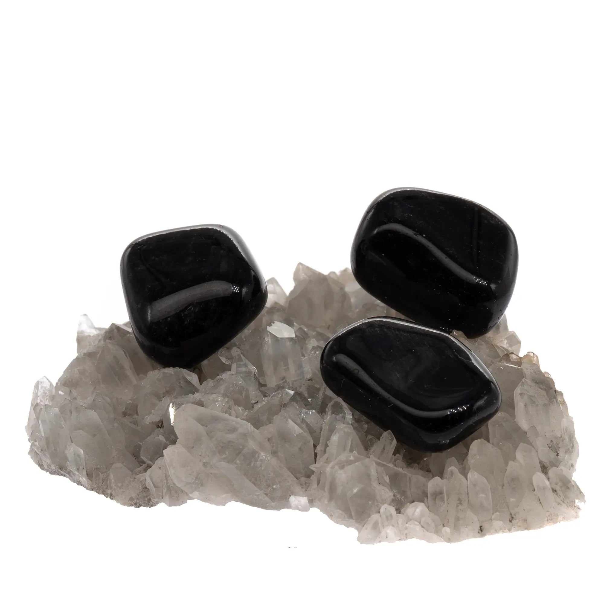 Pierre roulée Obsidienne argentée - Mexique - 2 à 3 cm