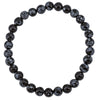 Bracelet Obsidienne étoilée perle ronde 6mm  - CRISTAL SOURCES