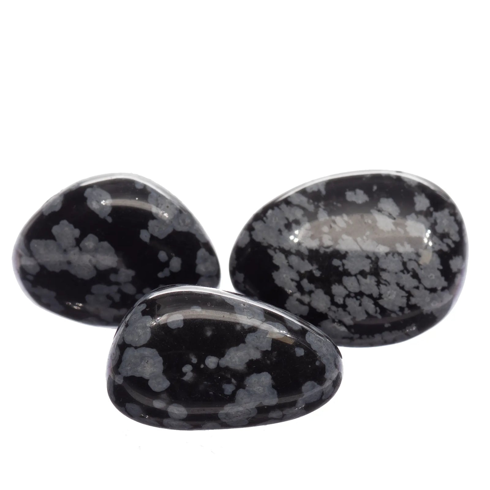 Pierre roulée - Obsidienne étoilée - Mexique - 2 à 2.5 cm