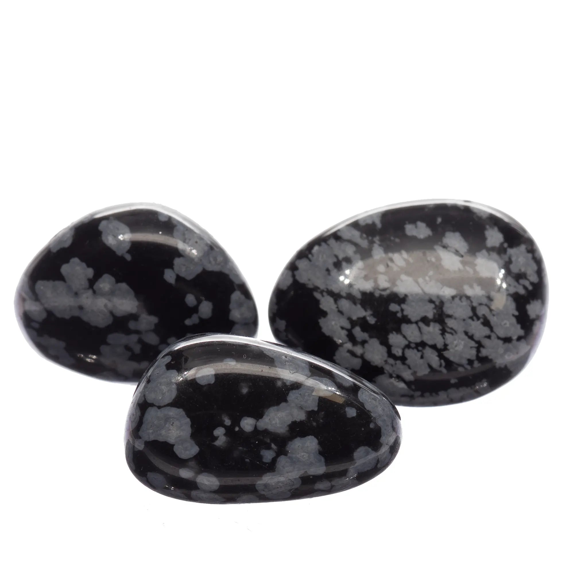 Pierre roulée - Obsidienne étoilée - Mexique - 2 à 2.5 cm