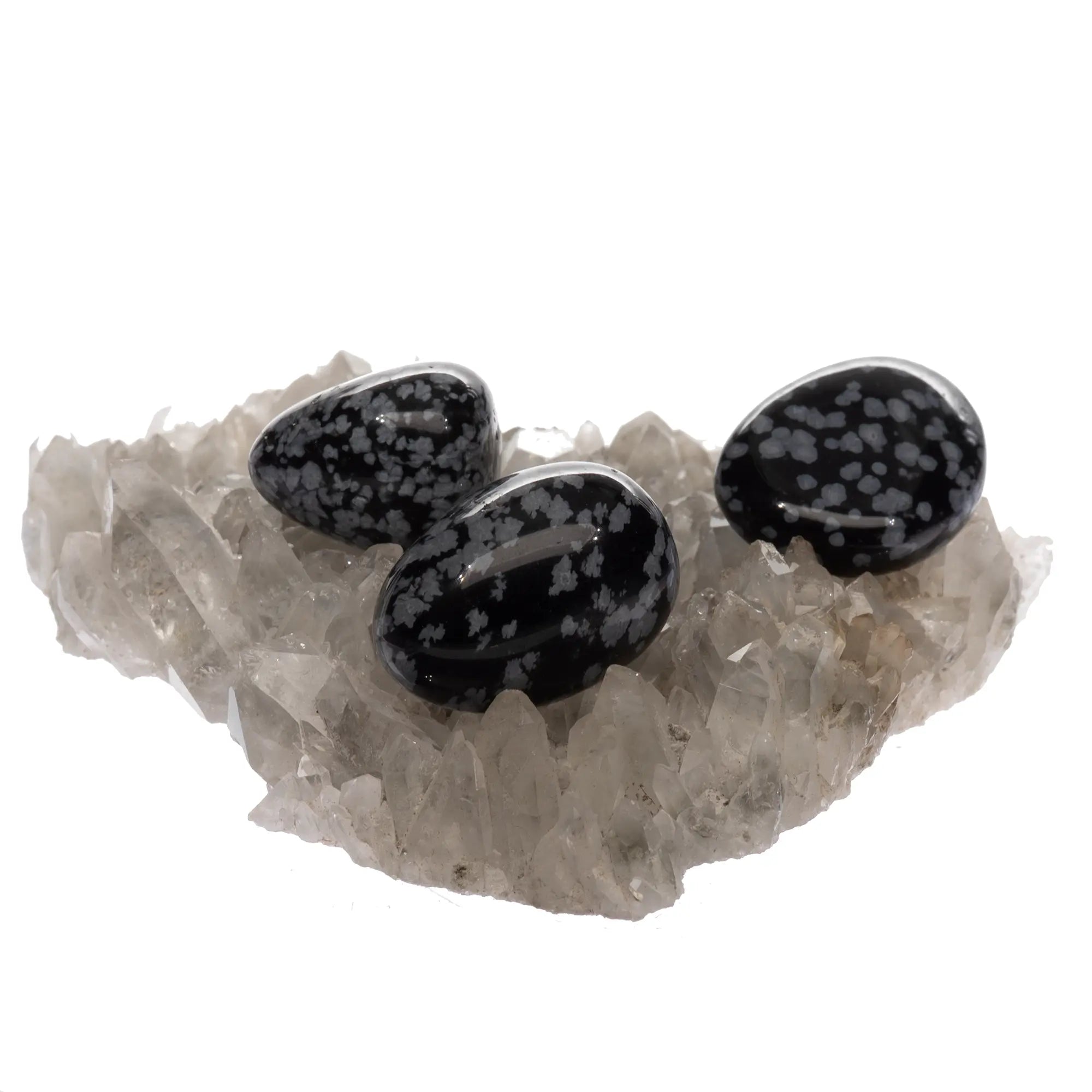 Pierre roulée - Obsidienne étoilée - Mexique - 2 à 2.5 cm