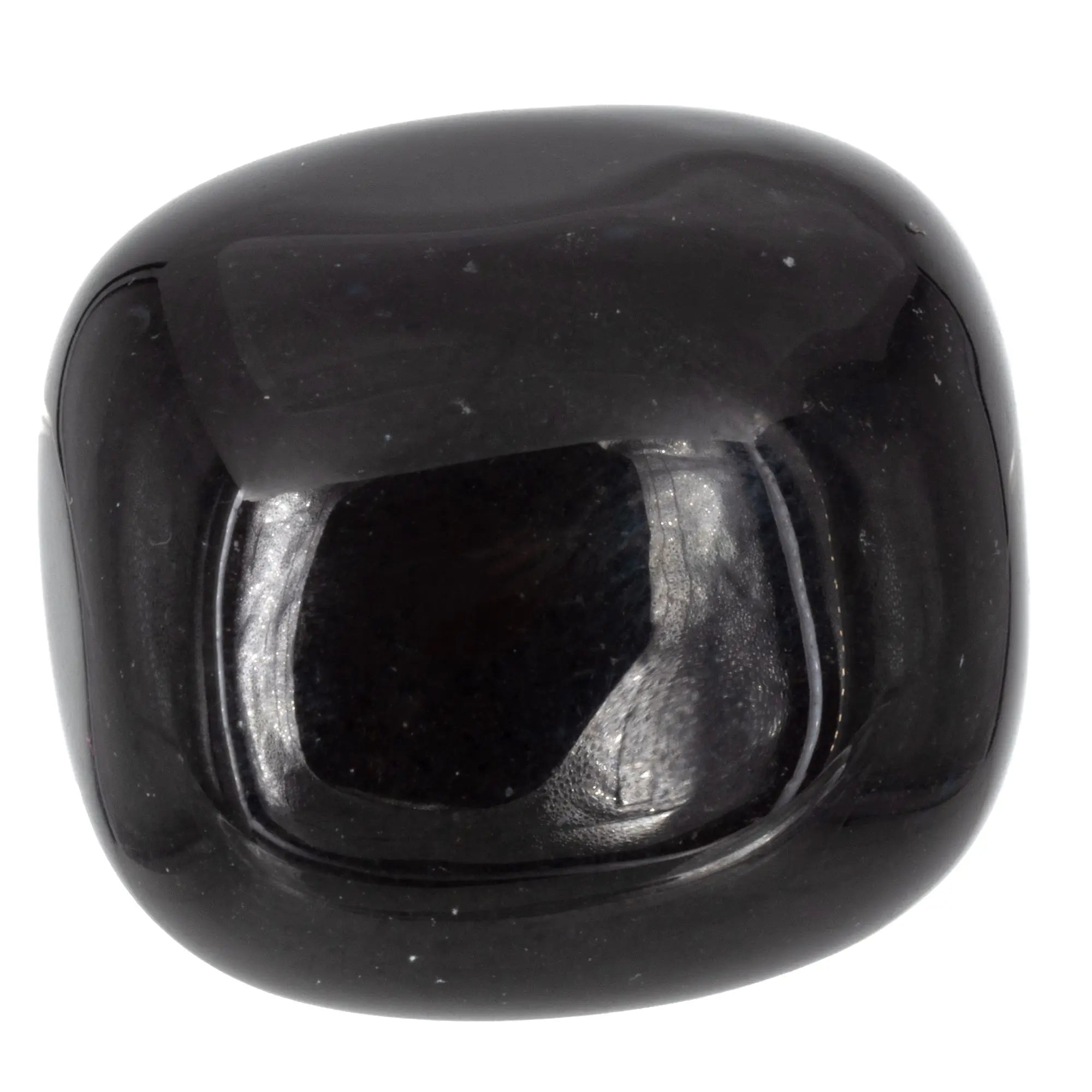 Pierre roulée - Onyx noir - Inde - 2.5 à 3 cm - CRISTAL SOURCES