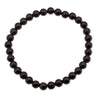 Bracelet Obsidienne oeil céleste perle ronde 6mm   - CRISTAL SOURCES