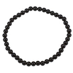 Bracelet Obsidienne oeil céleste perle ronde 4mm   - CRISTAL SOURCES