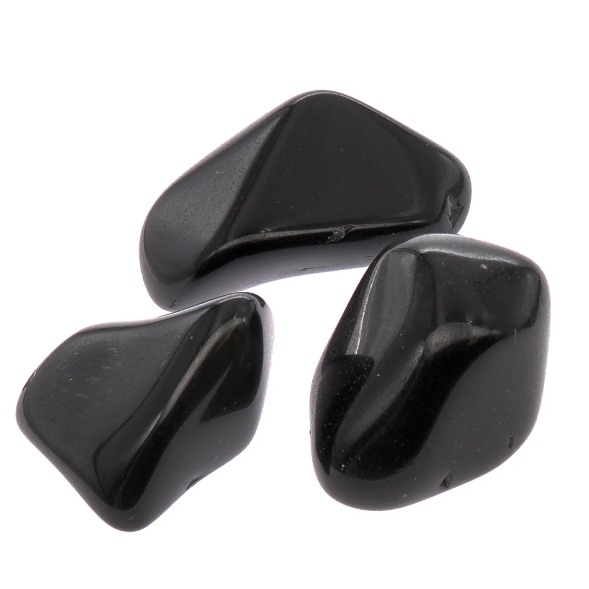 Pierre roulée Obsidienne oeil céleste - Mexique - 2 à 3 cm - obsidienne-oeil-celeste-roulee-oocpr0 - CRISTAL SOURCES