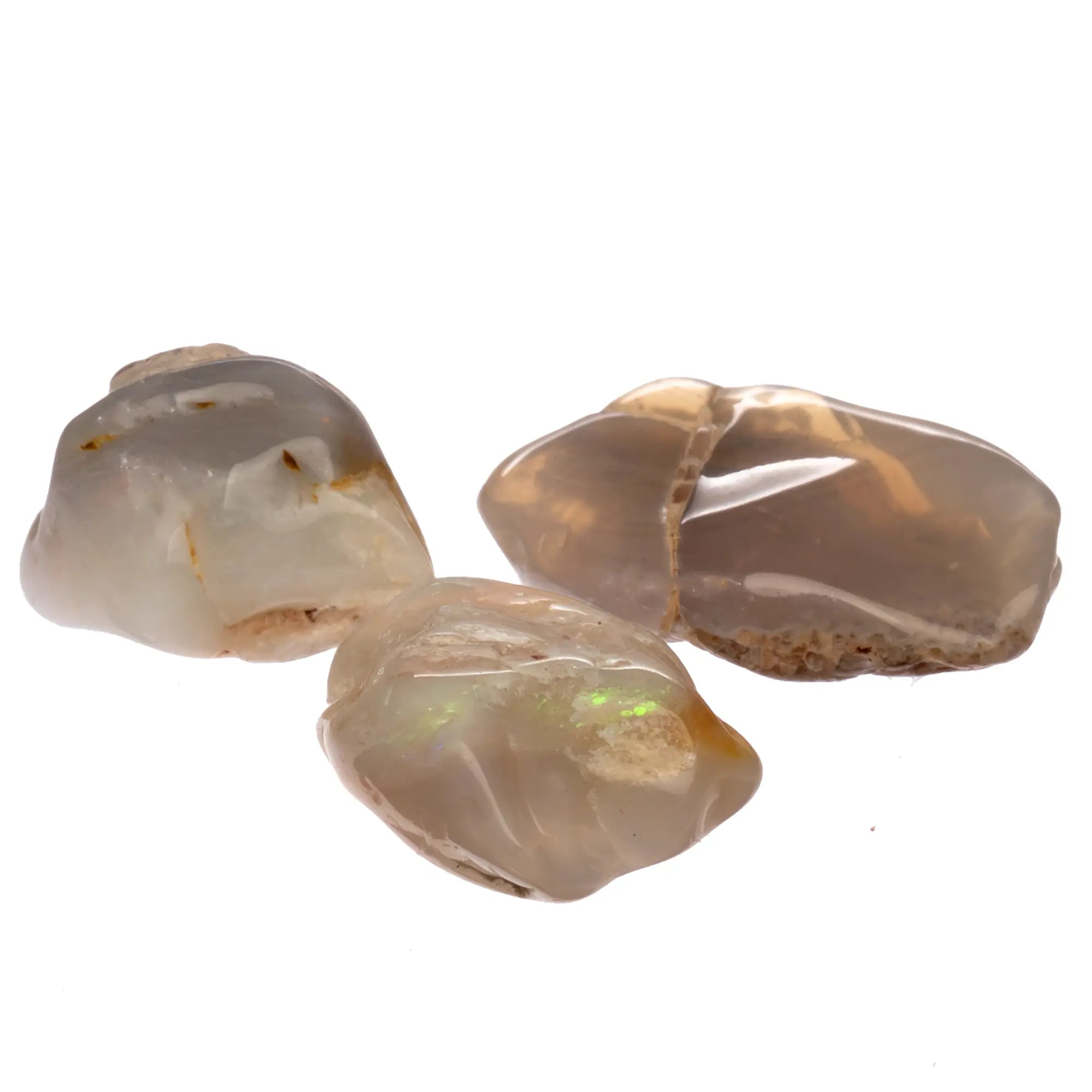Opale noble roulée Australie 1-1,5cm - jeu de couleurs irisé - vue principale