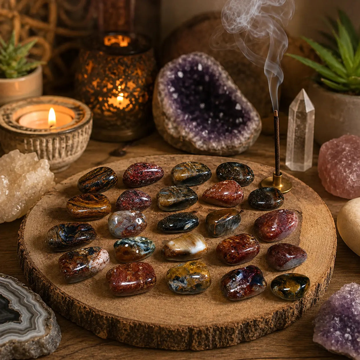 La pietersite est associée au chakra du 3ème oeil