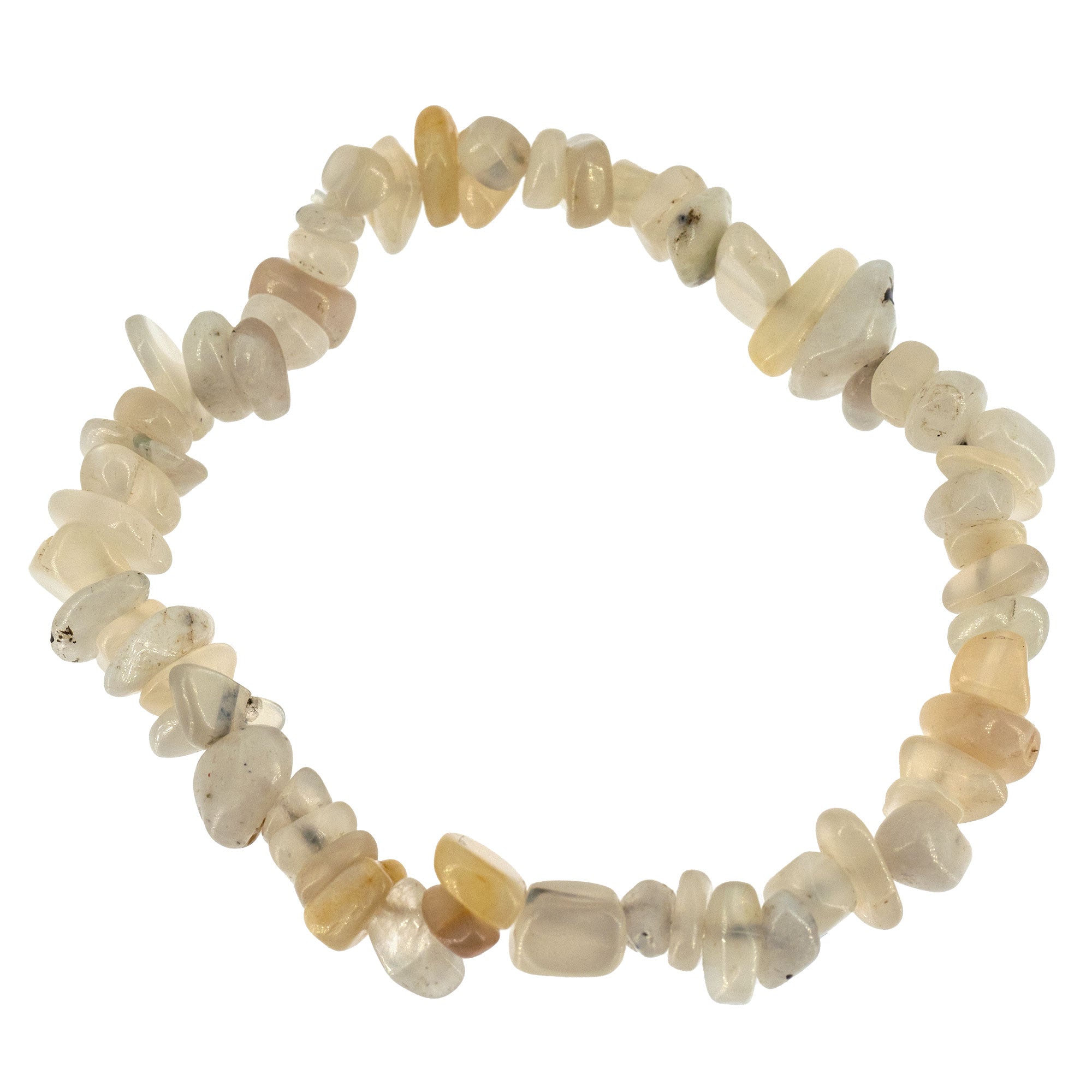 Bracelet Pierre de lune perle baroque - orthoclase - CRISTAL SOURCES