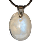 Pendentif Pierre de lune sur argent - péristérite