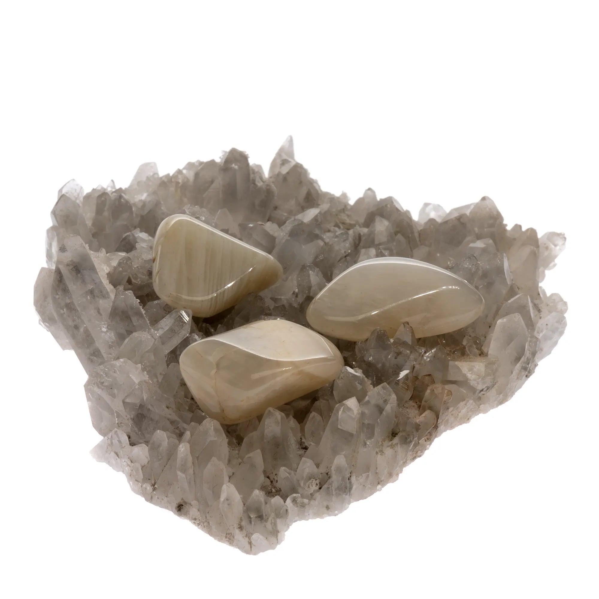 Pierre roulée Pierre de lune - Orthoclase - Inde - 2 à 3 cm