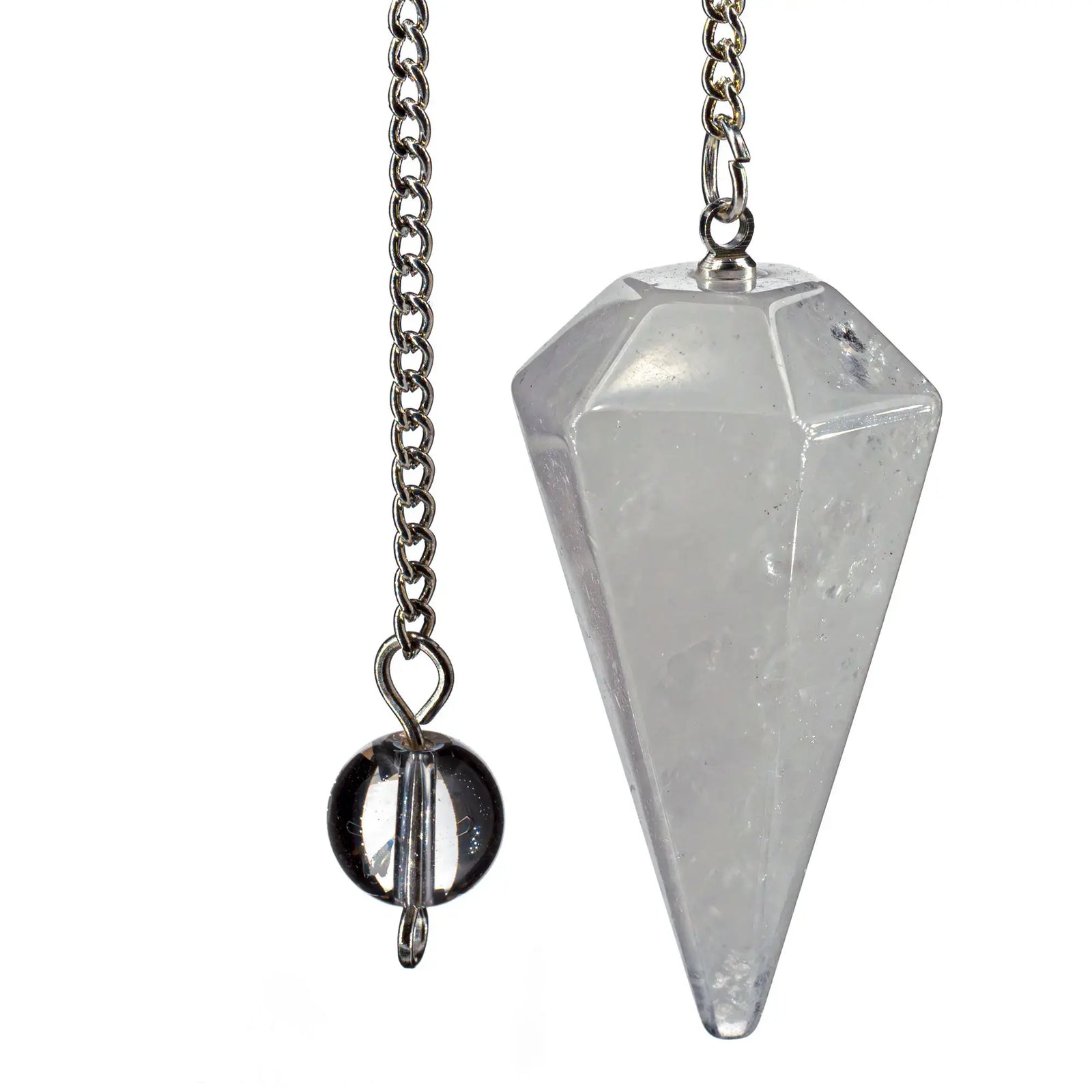 Pendule Cristal de roche - facettée - CRISTAL SOURCES