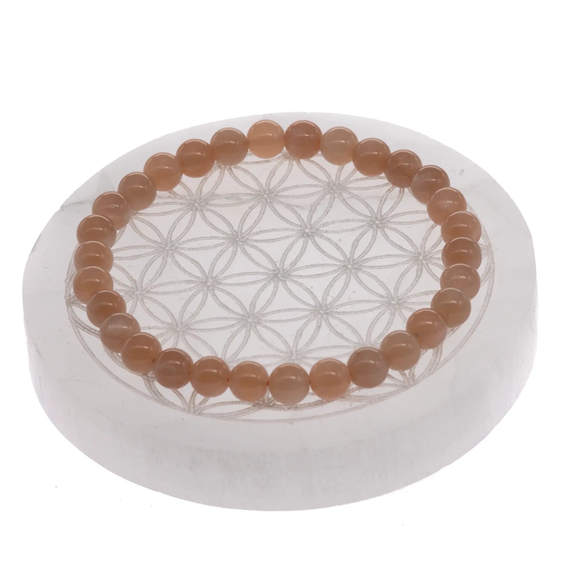 Bracelet Pierre de soleil perle ronde 6mm