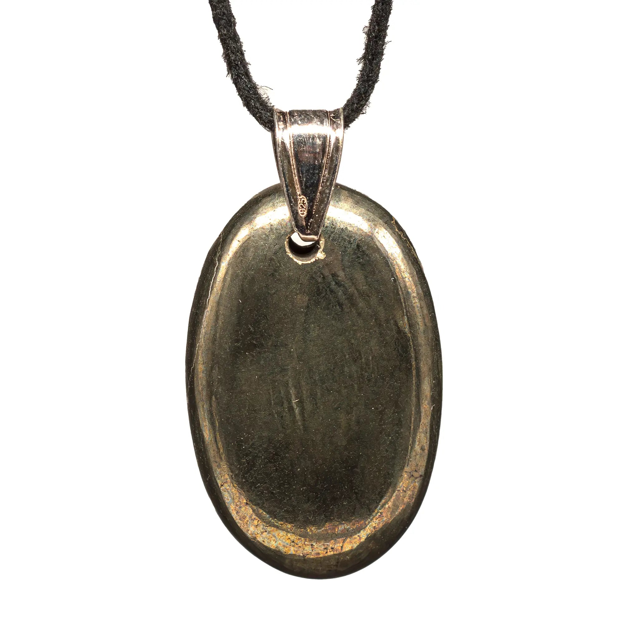 Pendentif Pyrite argent - CRISTAL SOURCES