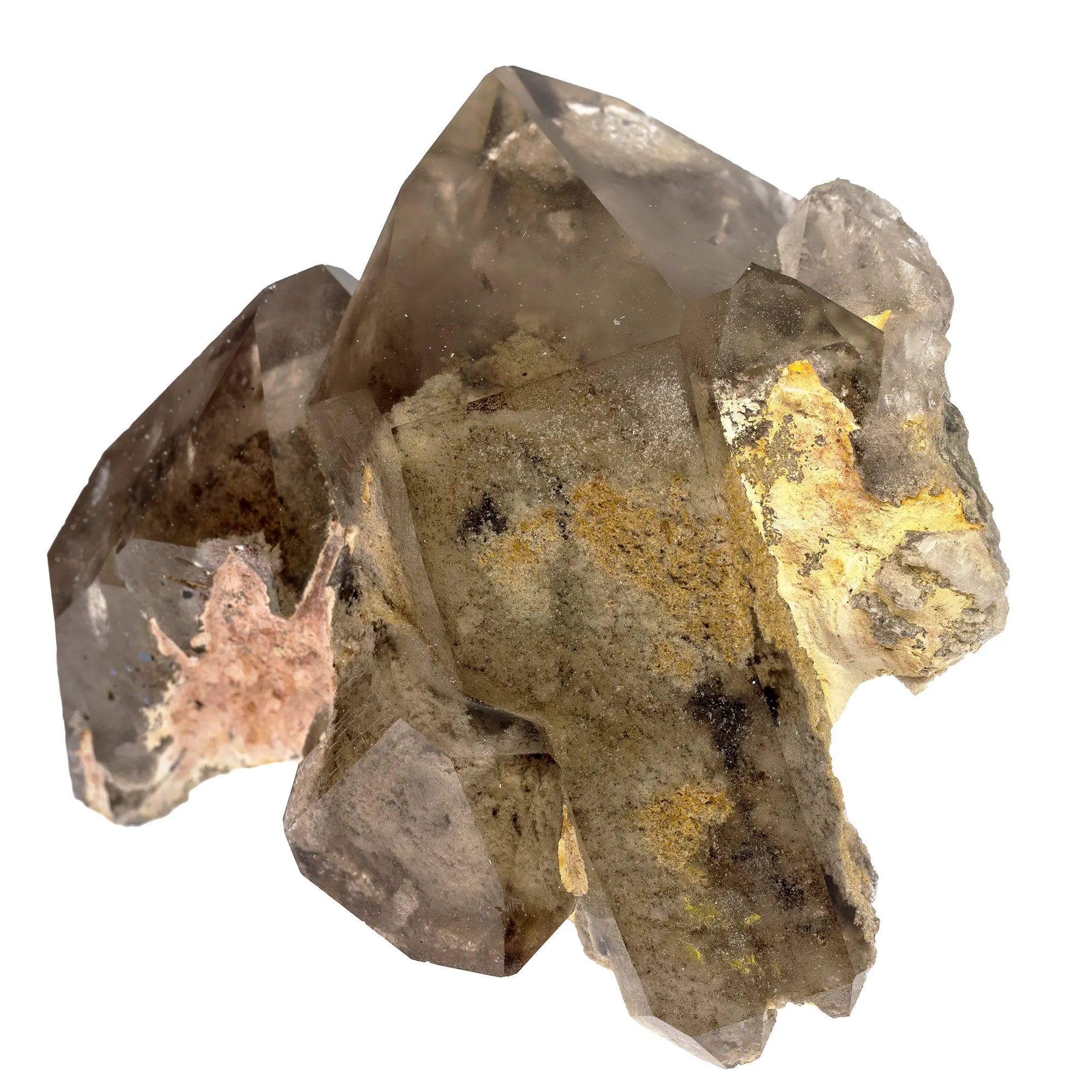 Groupe Quartz fumé - New Hampshire, Etats-Unis - CRISTAL SOURCES
