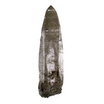 Cristal de roche avec chlorite cristal brut - Ganesh Himal, Népal