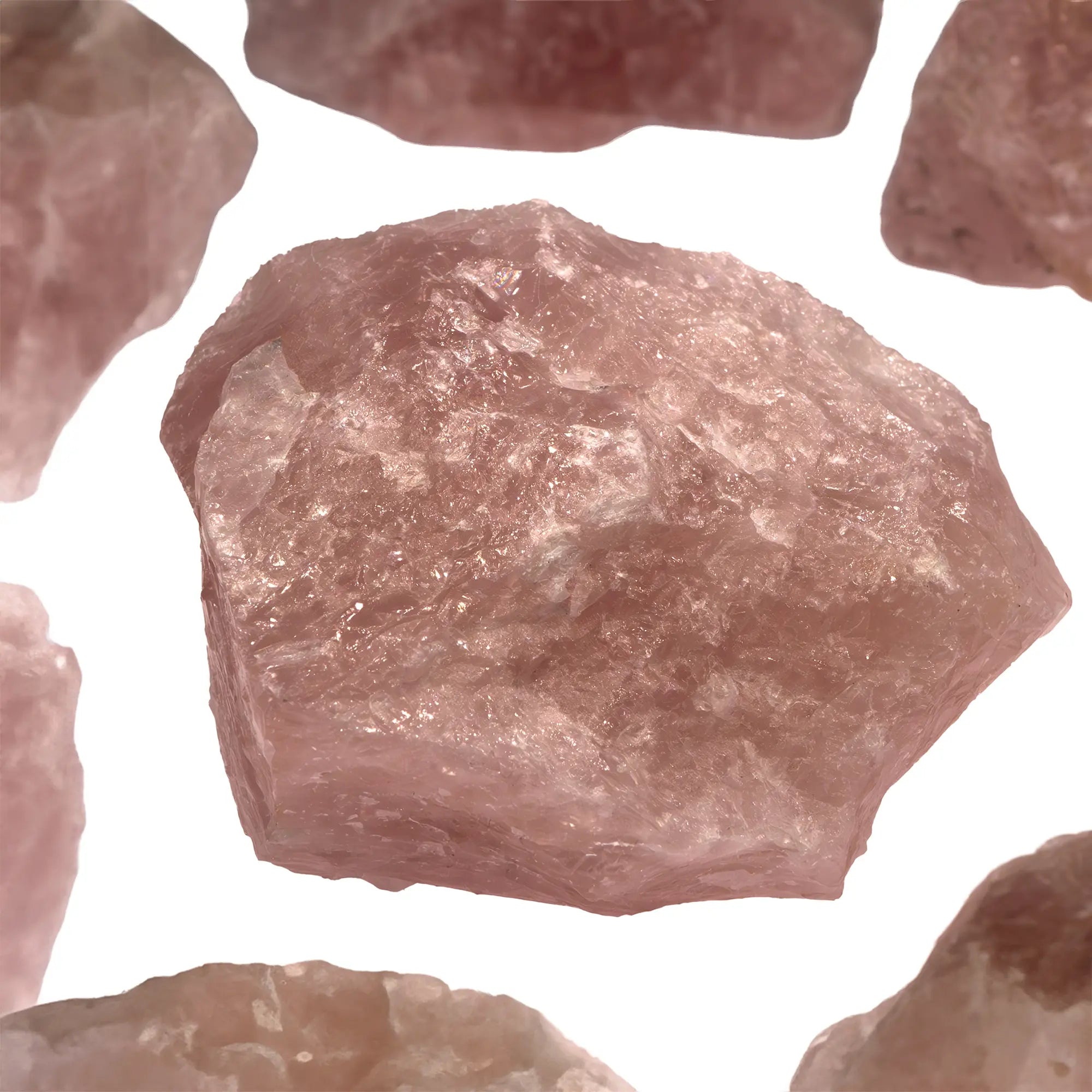 Quartz rose - pierre brute - 8 à 9 cm - Brésil - CRISTAL SOURCES