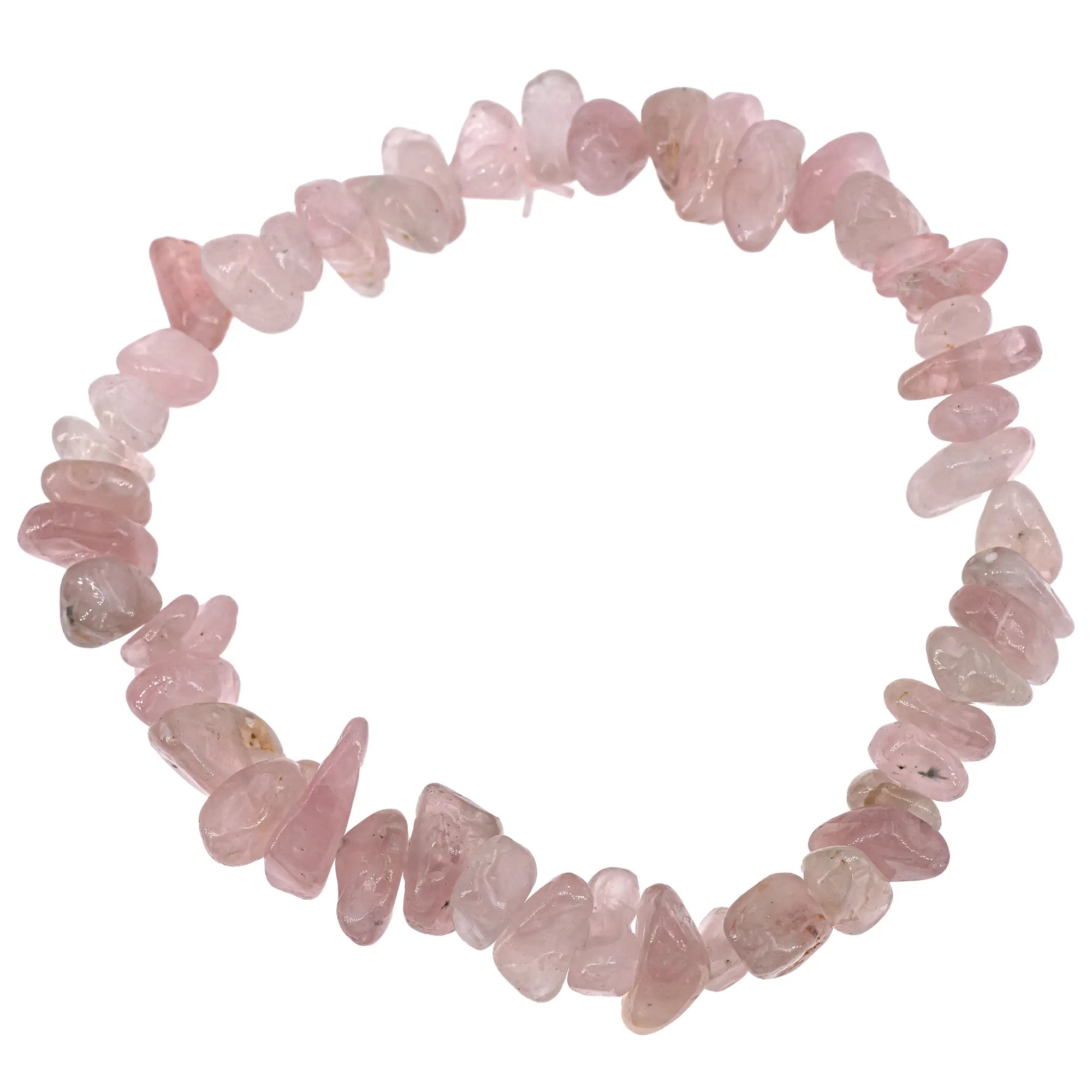 Bracelet Quartz rose perle baroque  - CRISTAL SOURCES