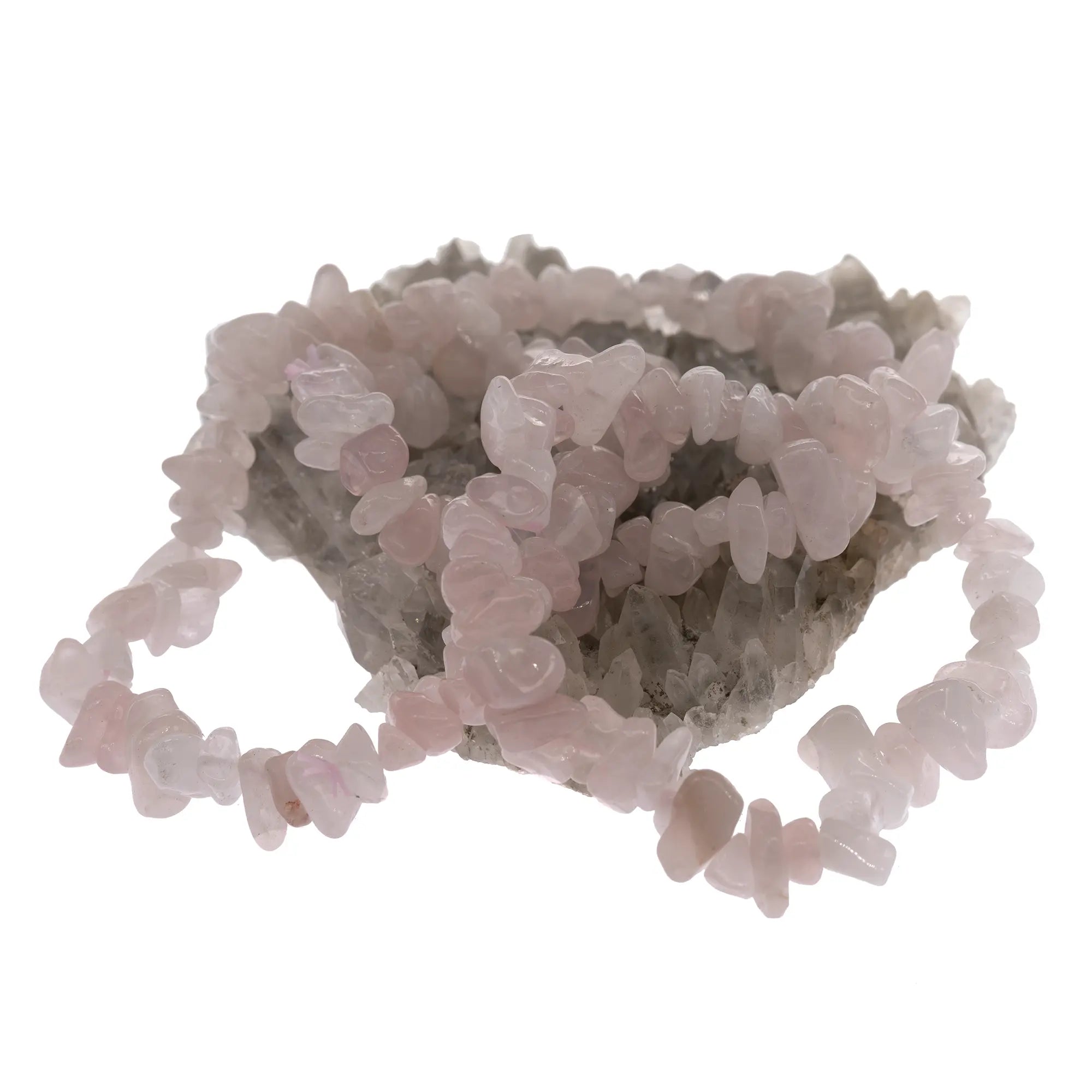 Bracelet Quartz rose perle baroque 