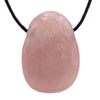 Pendentif Quartz Rose - pierre percée   - CRISTAL SOURCES