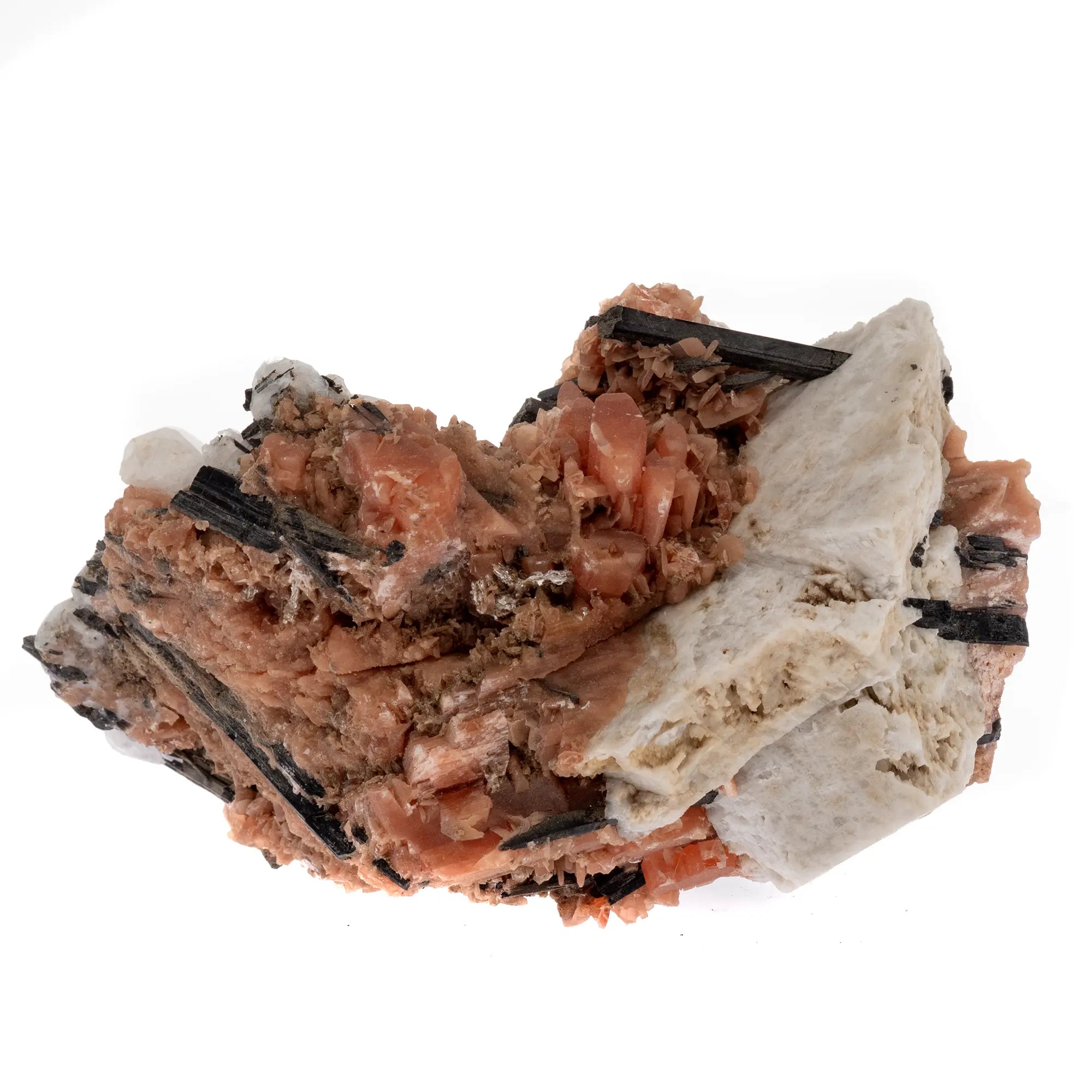 Serandite, Analcime & Aegirine – Carrière Poudrette, Mont Saint-Hilaire – Collection
