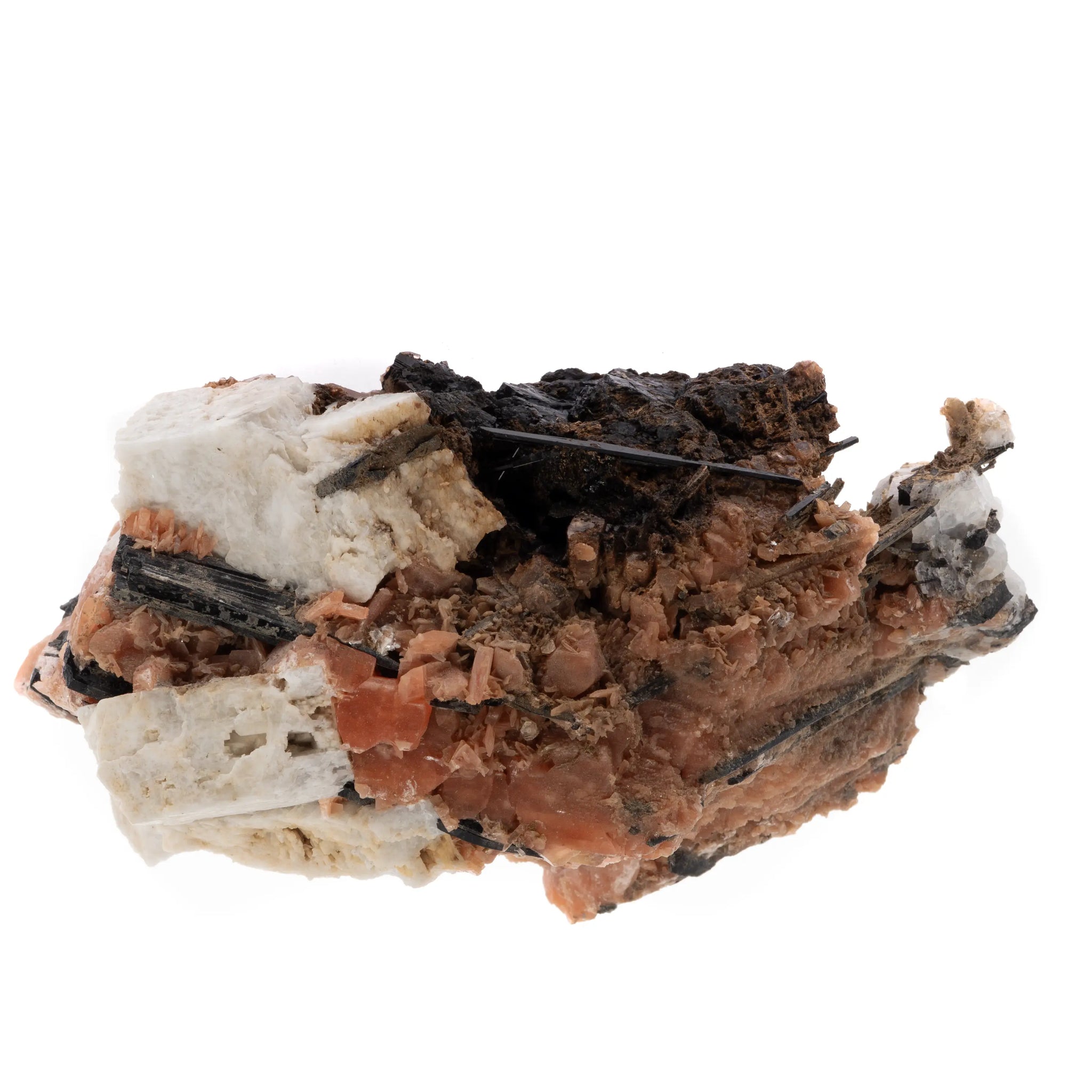 Serandite, Analcime & Aegirine – Carrière Poudrette, Mont Saint-Hilaire – Collection