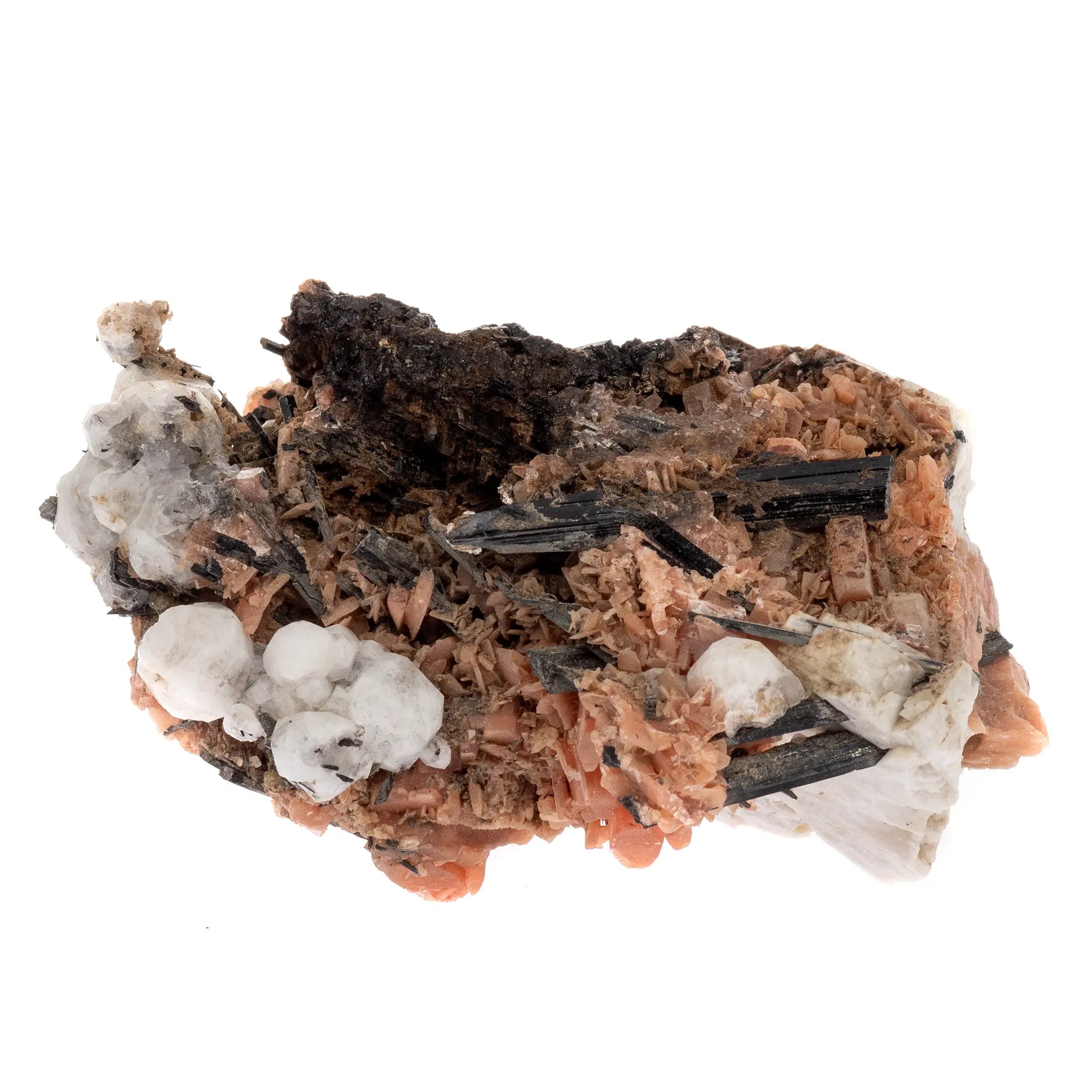 Serandite, Analcime & Aegirine – Carrière Poudrette, Mont Saint-Hilaire – Collection