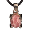 Pendentif Rhodochrosite argent - 1,6 cm - CRISTAL SOURCES