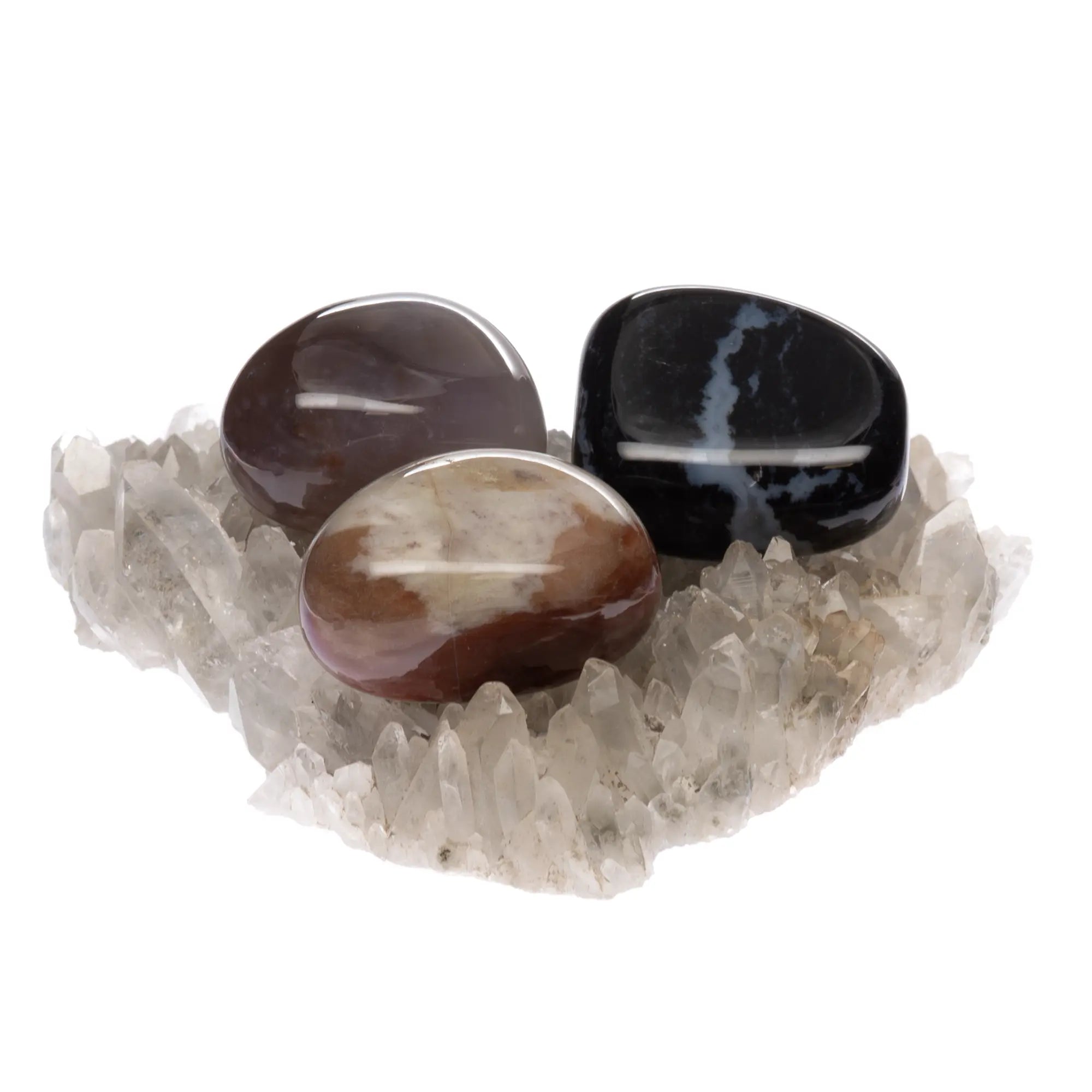 Pierre roulée - Sardonyx - Inde - 2.5 à 3 cm