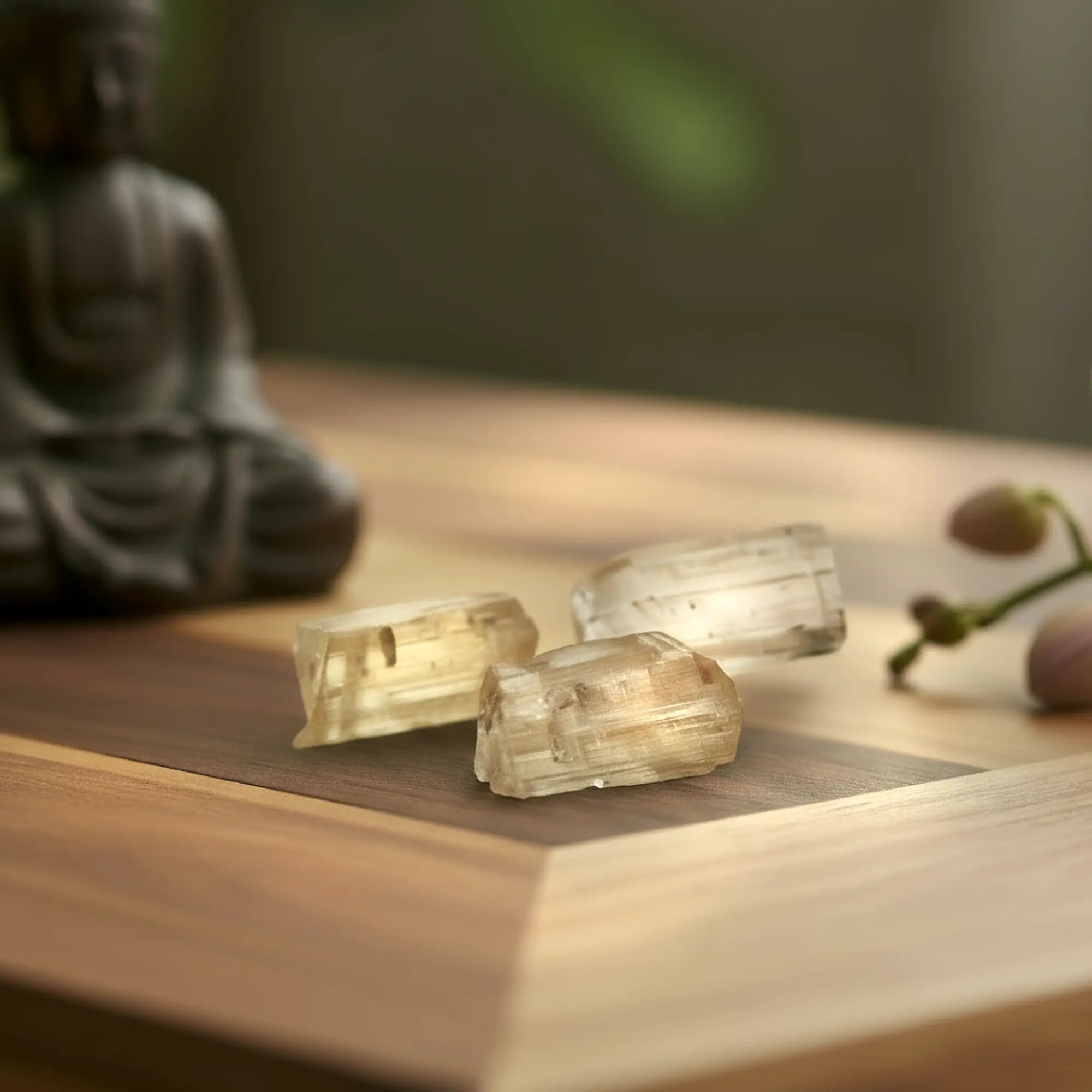 Scapolite jaune - pierre brute - Inde - 1 à 2 cm - Brute - CRISTAL SOURCES