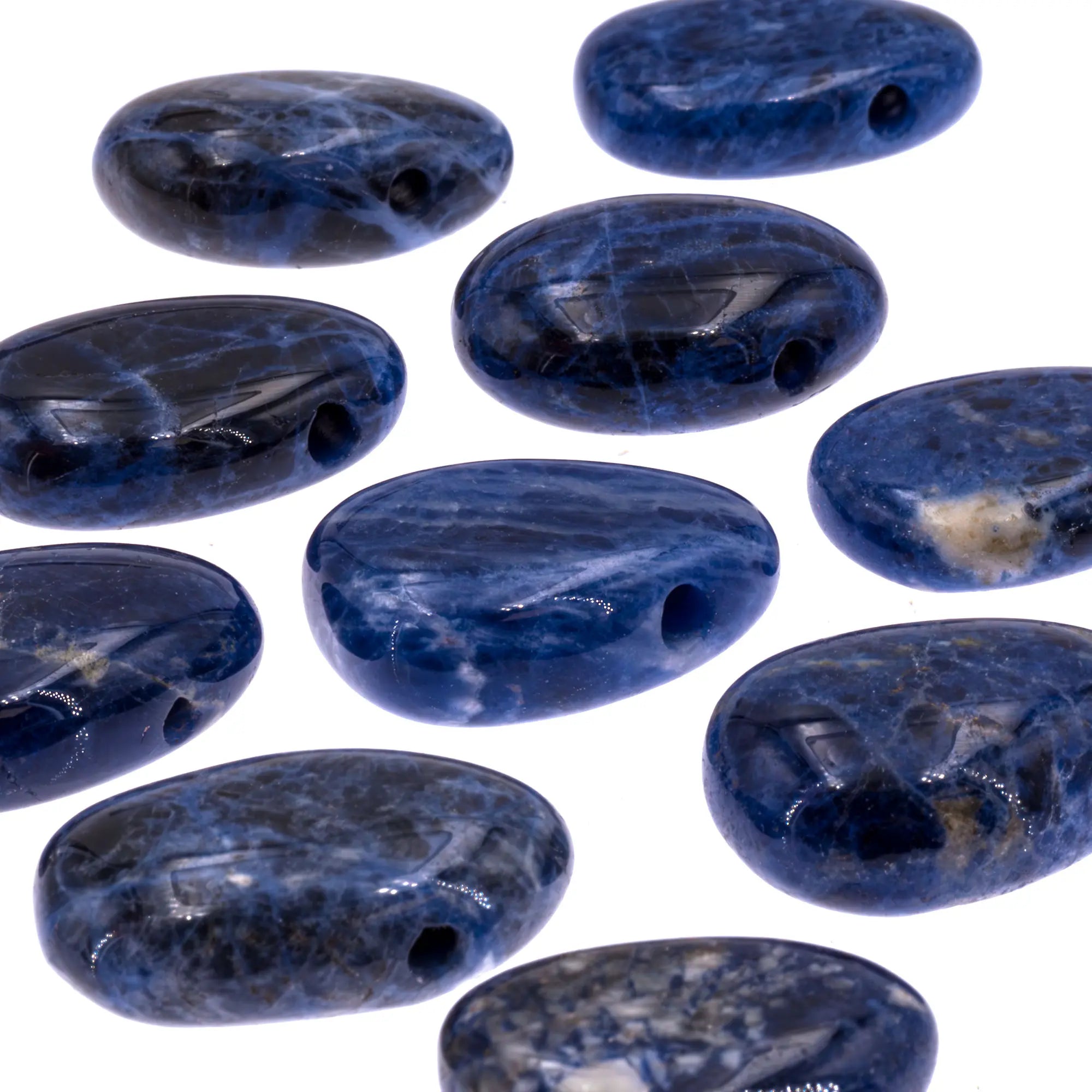 Pendentif Sodalite - pierre percée  - CRISTAL SOURCES