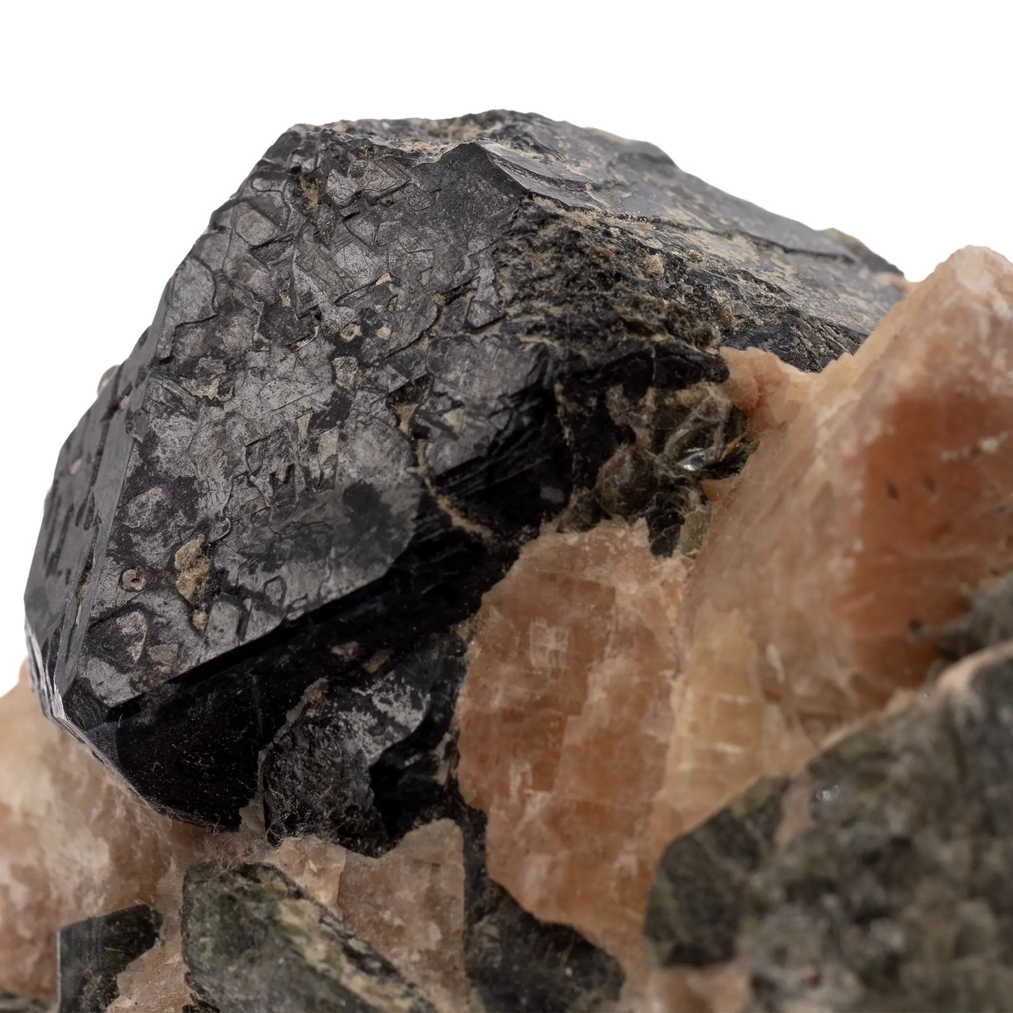 Spinelle noir - pierre brute avec cristaux - Russie - Brute - CRISTAL SOURCES