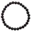 Bracelet en perle ronde 6mm de spinelle noir