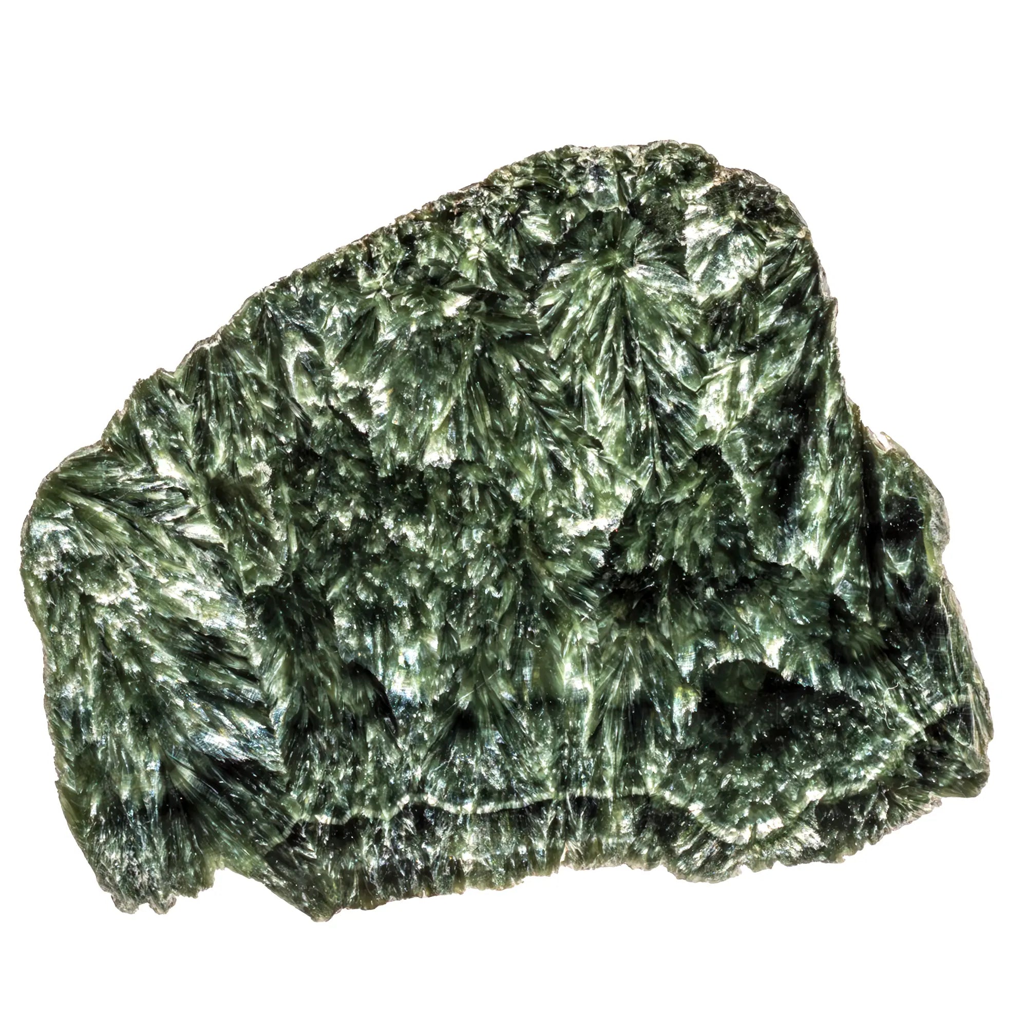 Séraphinite - plaque polie - Russie - CRISTAL SOURCES