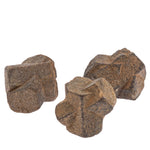 Staurotide - croix de St André - Baud France - 2 à 3 cm - Brute - CRISTAL SOURCES