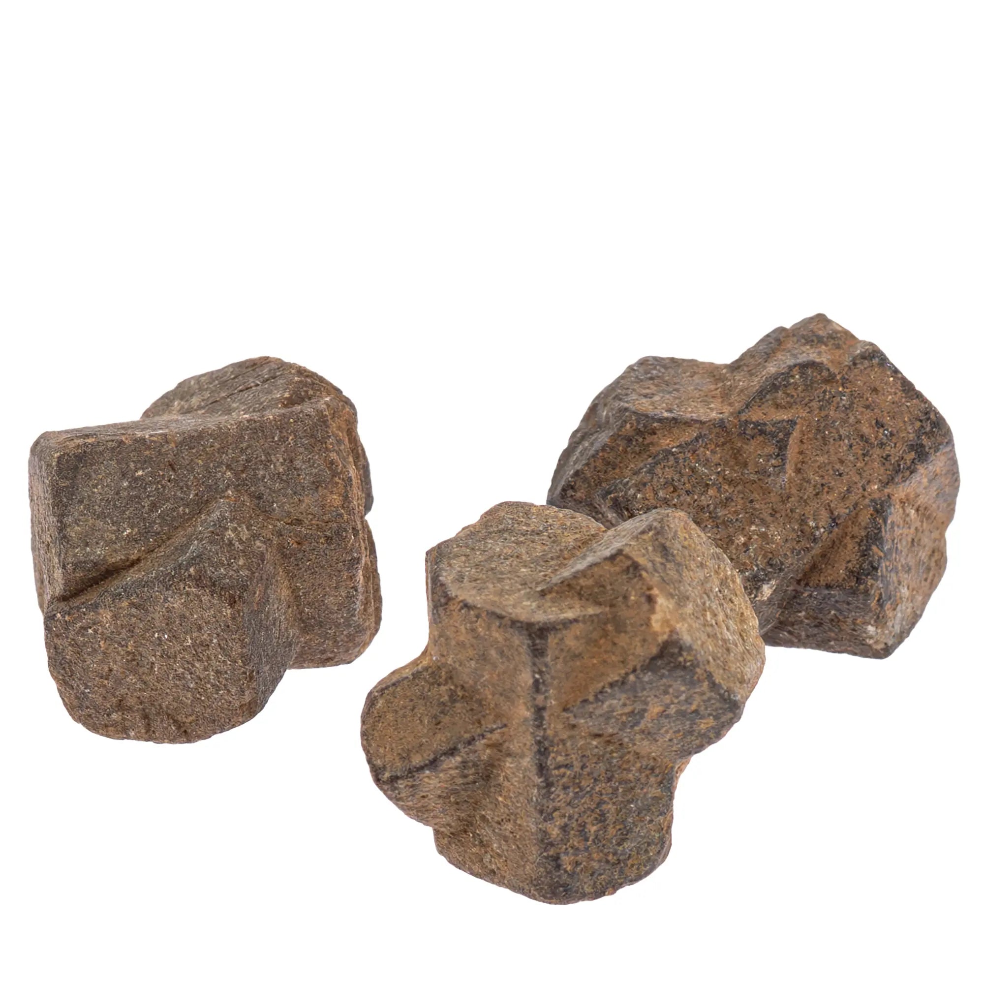 Staurotide - croix de St André - Baud France - 2 à 3 cm - Brute - CRISTAL SOURCES