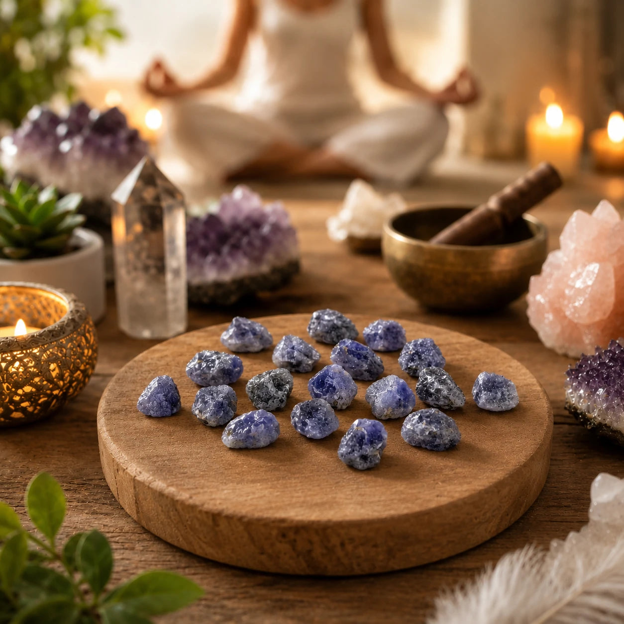 La tanzanite est une pierre d'intuition et de spiritualité