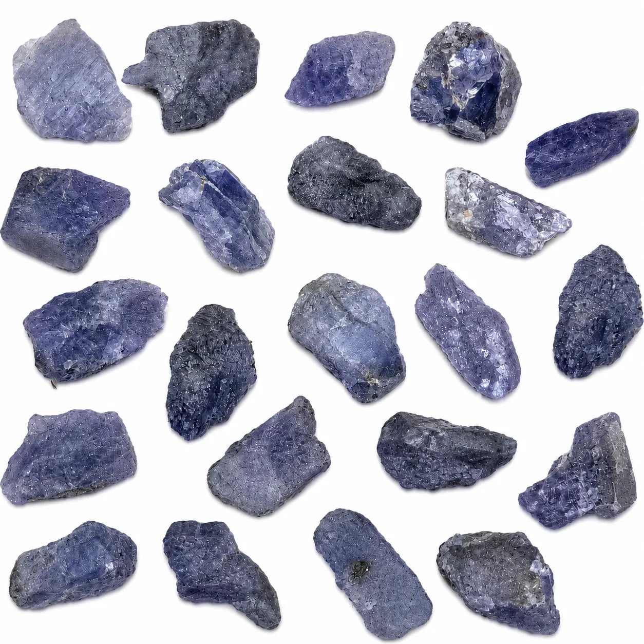 Tanzanite brute à porter dans la poche ou à poser chez soi