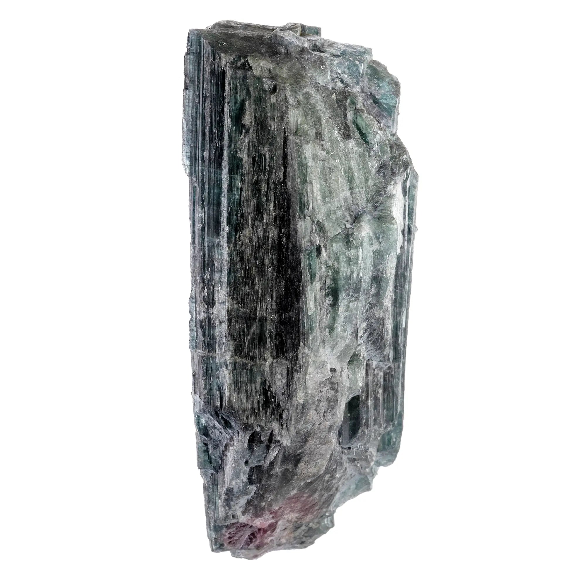 Tourmaline bleue et rose – grand cristal brut 237 g – Cruzeiro, Brésil