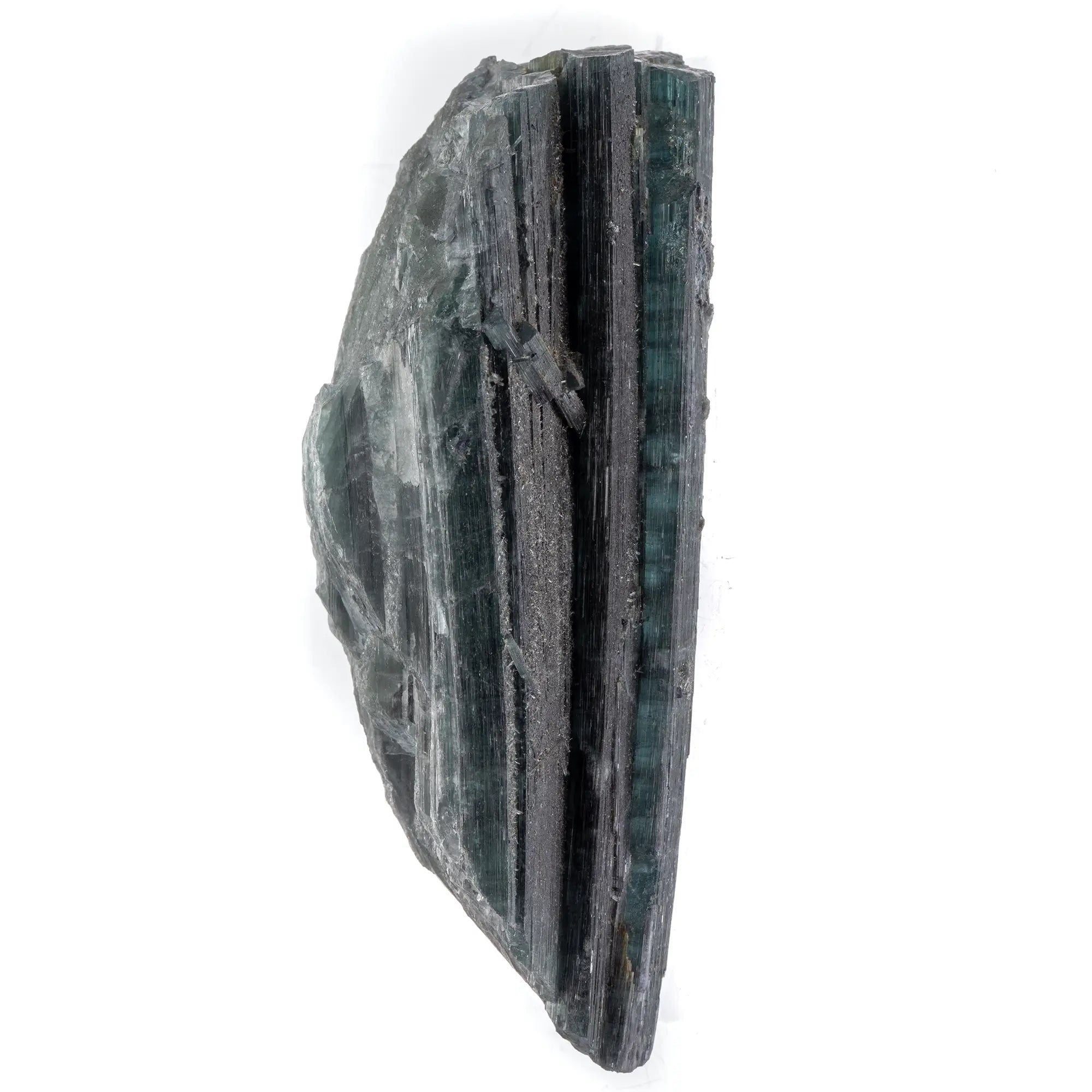 Tourmaline bleue et rose – grand cristal brut 237 g – Cruzeiro, Brésil