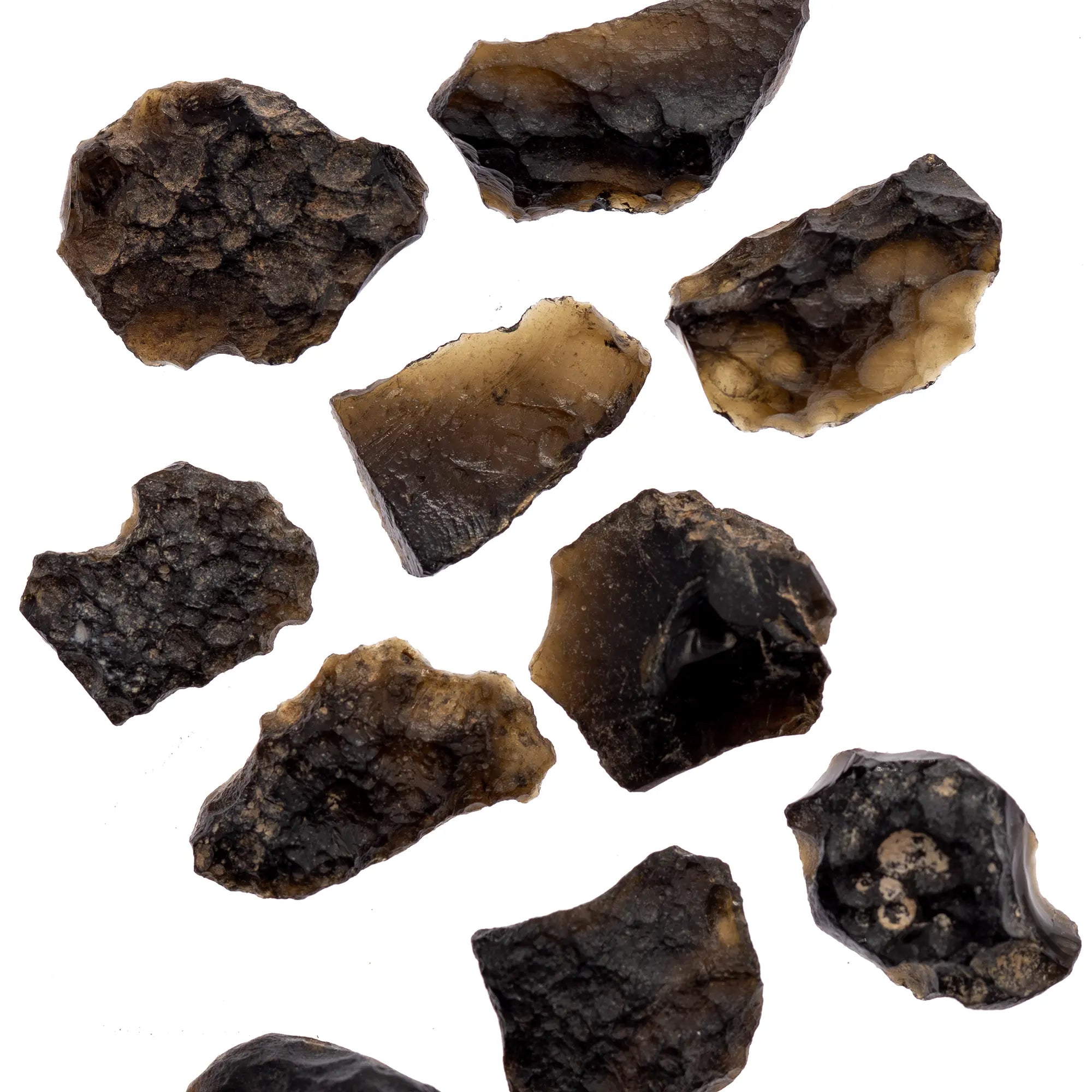 Pierre Tectite brute de Chine - 1 à 2 cm - pierre-tactite-brute-chine-tec1 - CRISTAL SOURCES