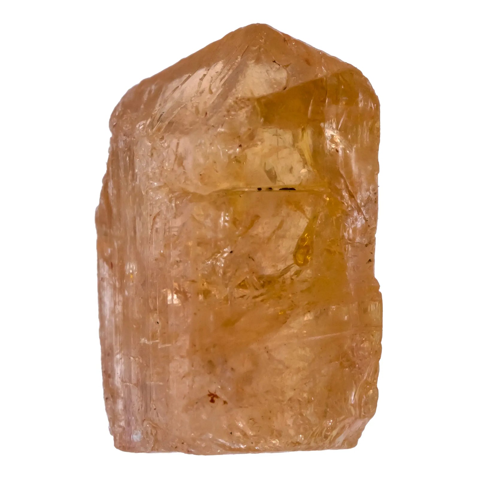 Topaze impériale - cristal brut - 1,5 à 2 cm - CRISTAL SOURCES