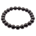 Bracelet Tourmaline noire perle ronde 8 mm  - CRISTAL SOURCES