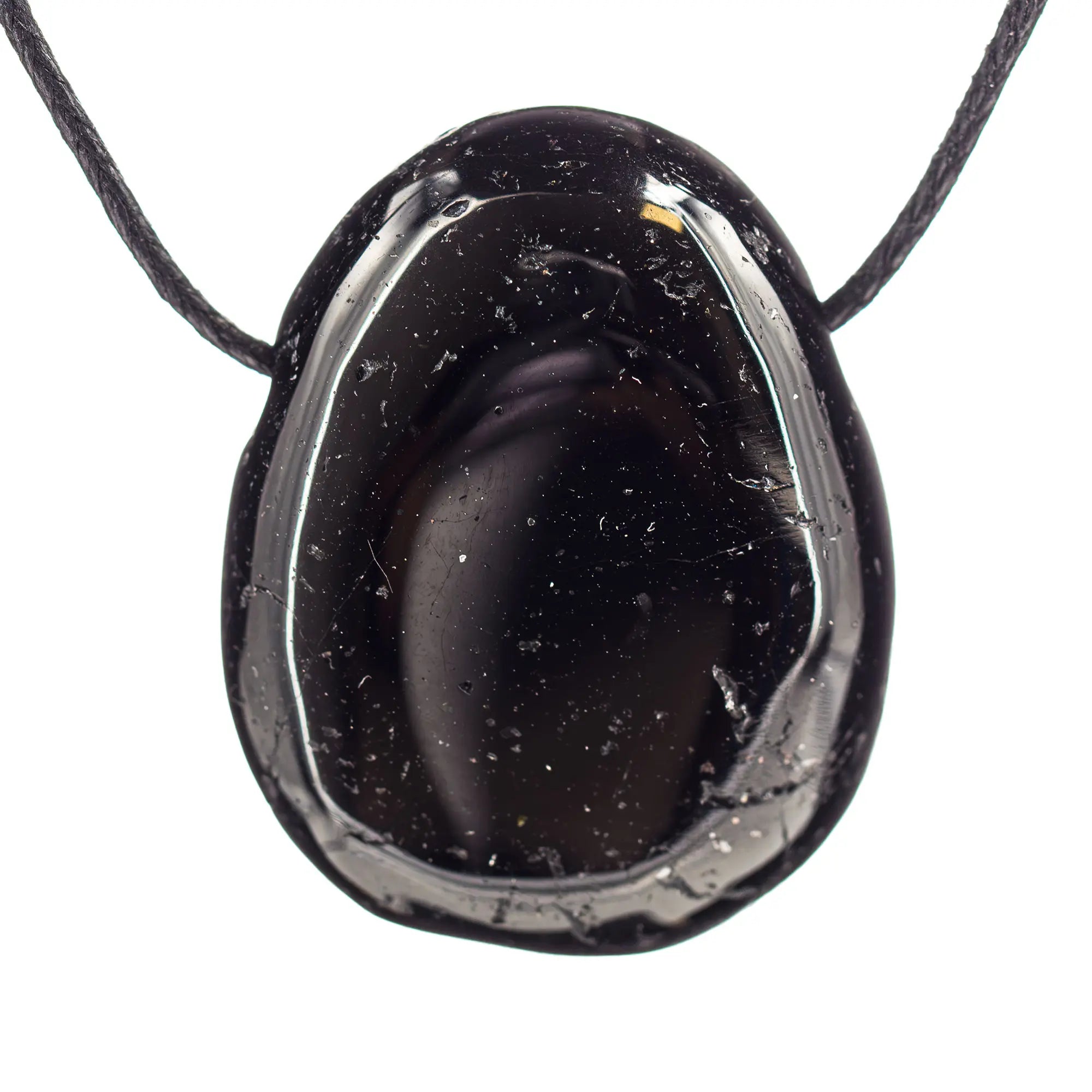 Pendentif Tourmaline noire - pierre percée   - CRISTAL SOURCES