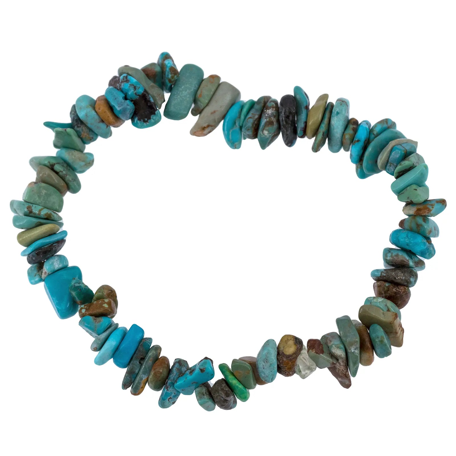 Bracelet Turquoise stabilisée perle baroque  - CRISTAL SOURCES