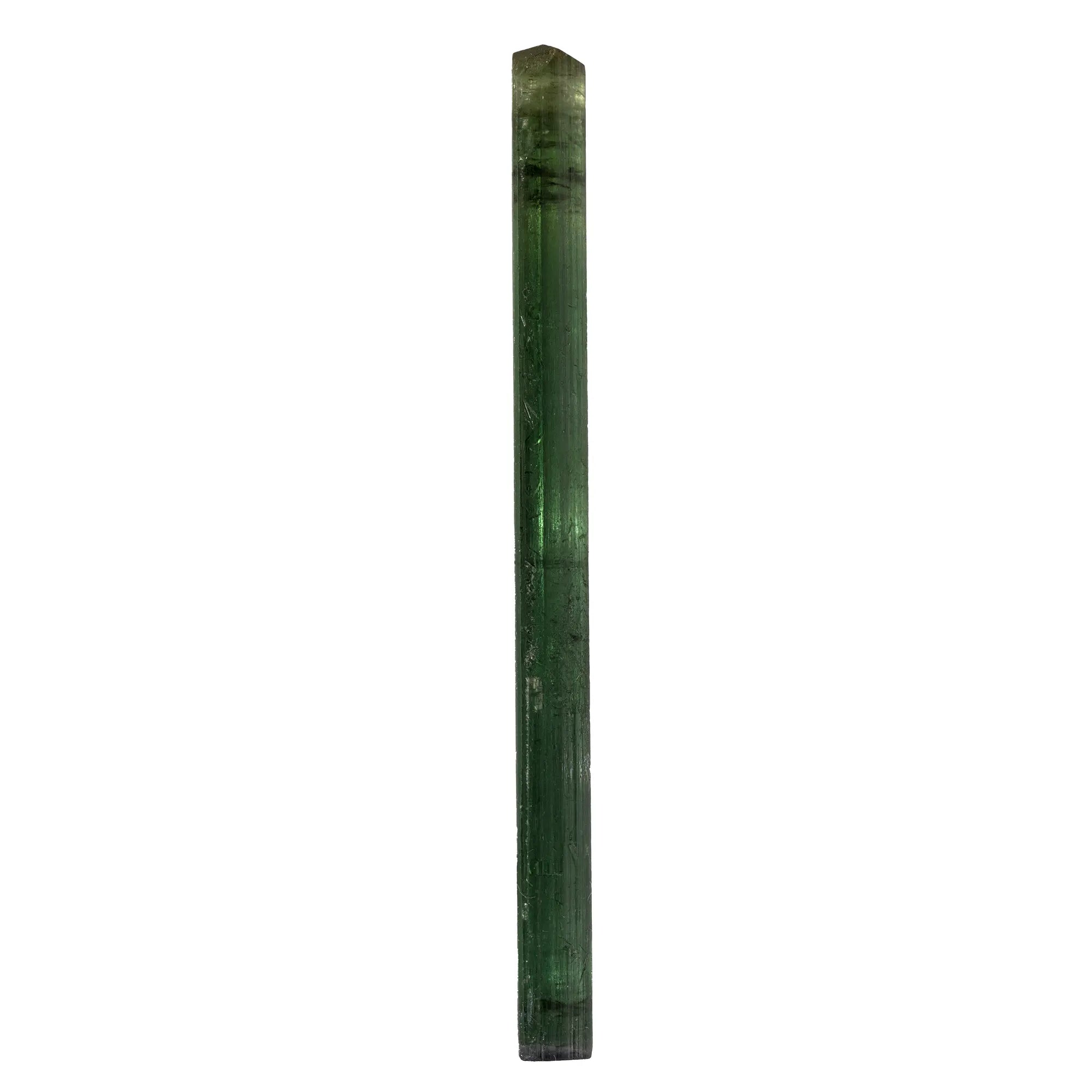 Tourmaline verte cristal biterminé 6.5cm - Brésil - CRISTAL SOURCES
