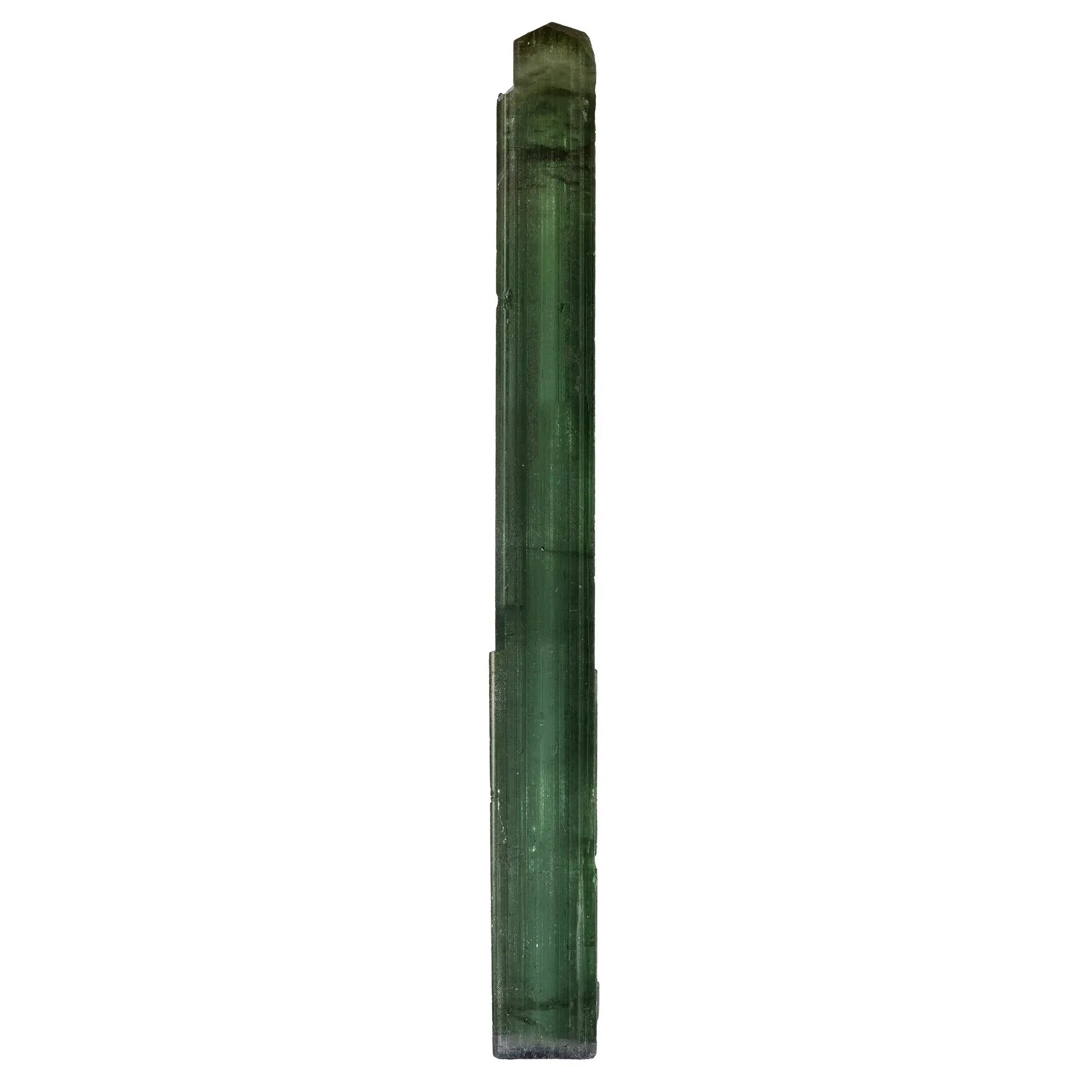 Tourmaline verte cristal biterminé 6.5cm - Brésil - CRISTAL SOURCES