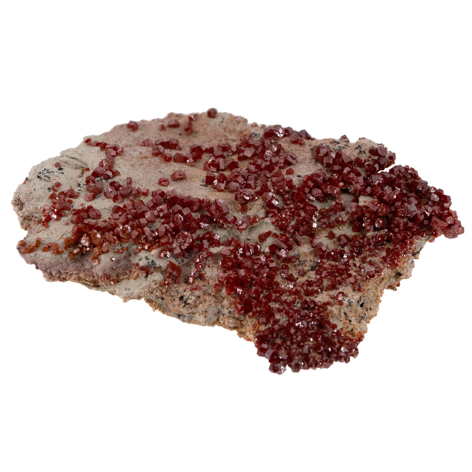 Vanadinite - Baryte - pierre brute - Maroc - 3 à 4 cm