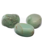 Variscite roulée États-Unis lot vue ensemble 1.5-2cm vert pomme phosphate naturel